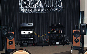 Parker Audio high-efficiency loudspeakers room