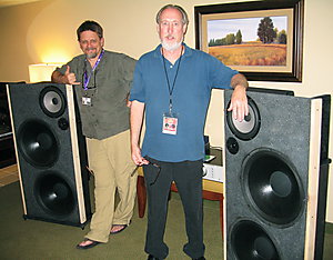 Room 405. Mardis, Busch and the big speakers