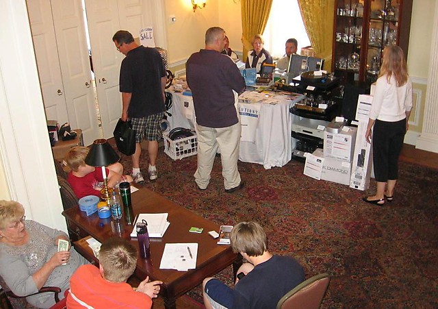 Foyer of Glenview Mansion, location of Capitol Audio Fest 20