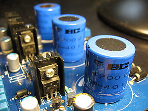 Original filter capacitor