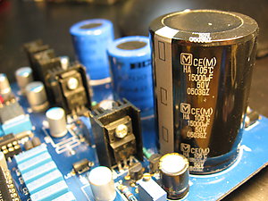 Replaced with a larger capacitor - bigger is better!