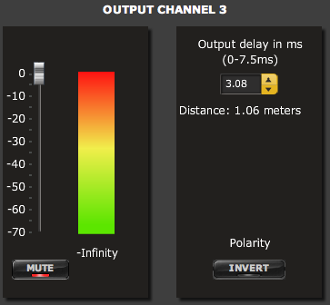 Figure 4. Midrange channel disabled