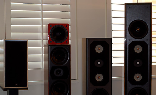 VAF Speaker lineup at the Sydney Audio and AV show