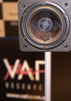 VAF Signature i49 compact speaker at the Sydney Audio and AV show