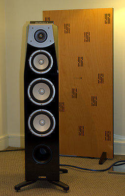 Yamaha Acoustic Conditioning Panels and Soavo-1 speaker