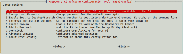 raspi-config